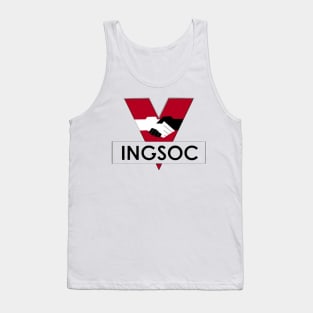 INGSOC. GEORGE ORWELL 1984 NOVEL LOGO Tank Top